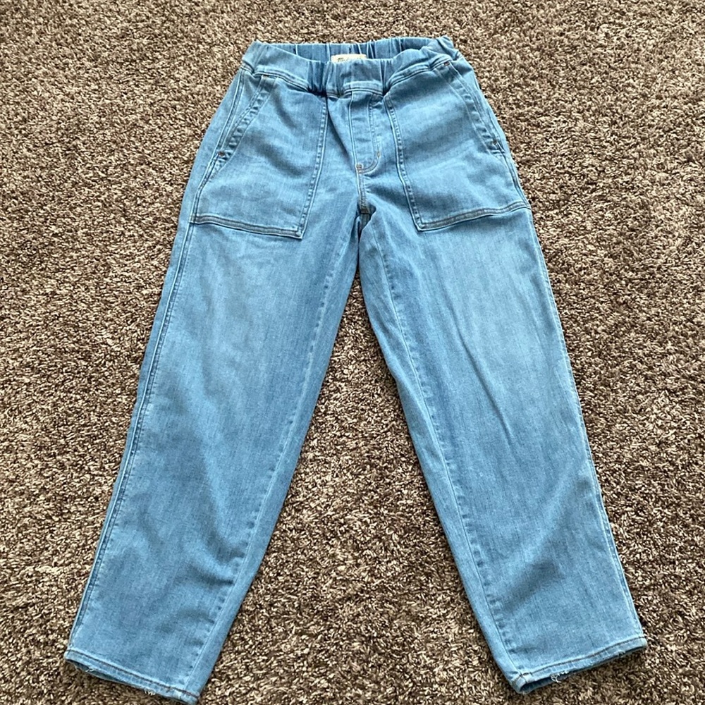 Madewell jeans with anelastic waist